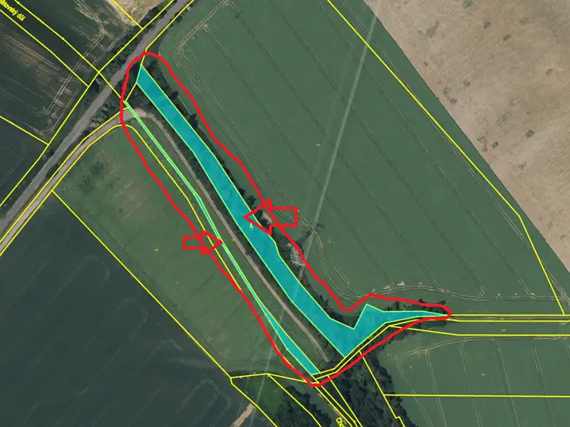 Prodej lesa 5828 m², Hrušov – náhled fotky 2
