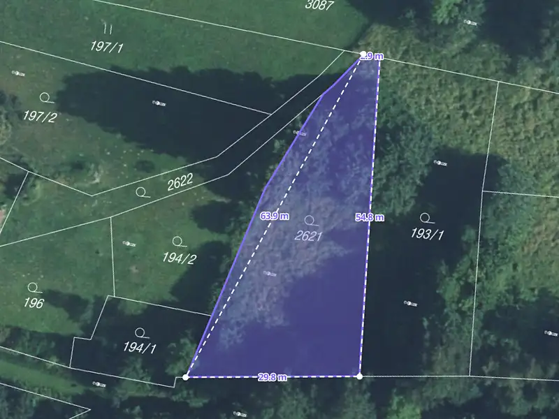 Prodej stavebního pozemku 1010 m², Dětřichov – náhled fotky 3
