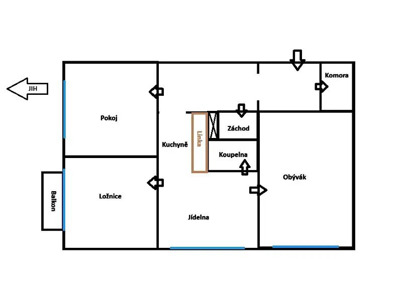 Prodej bytu 3+1 72 m², Praha – náhled fotky 2