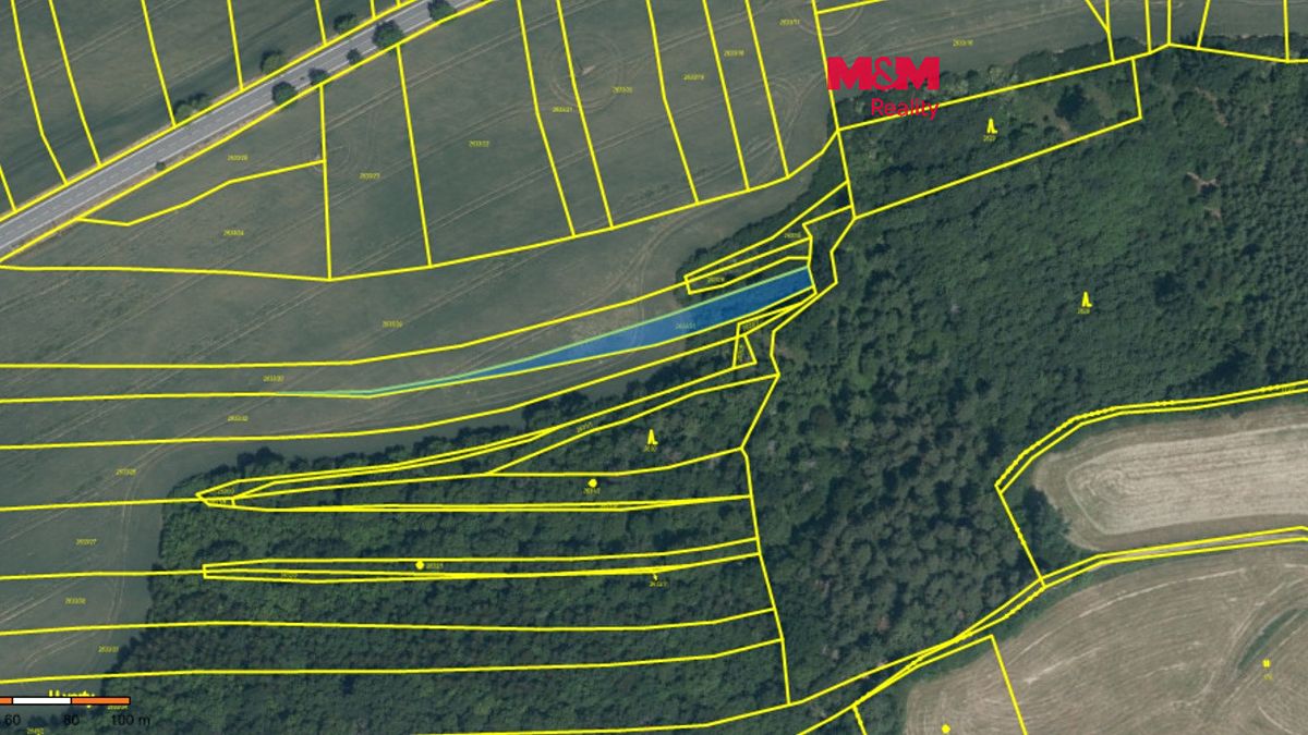 Prodej pole 921 m², Zruč nad Sázavou – fotka 1 z 3