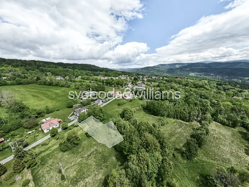 Prodej stavebního pozemku 1401 m², Velké Hamry – náhled fotky 2