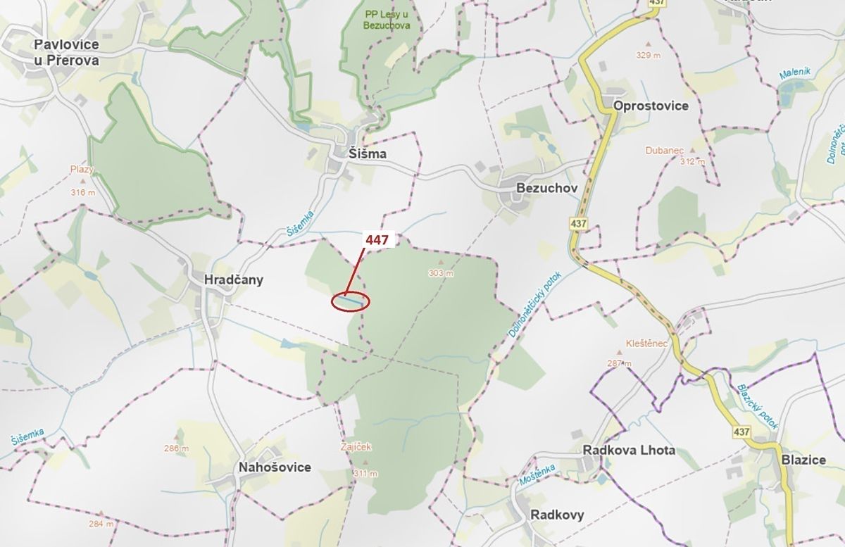 Dražba lesa 1989 m², Hradčany-Kobeřice – fotka 1 z 3
