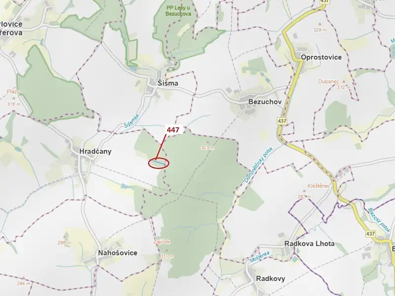 Dražba lesa 1989 m², Hradčany-Kobeřice – náhled fotky 1