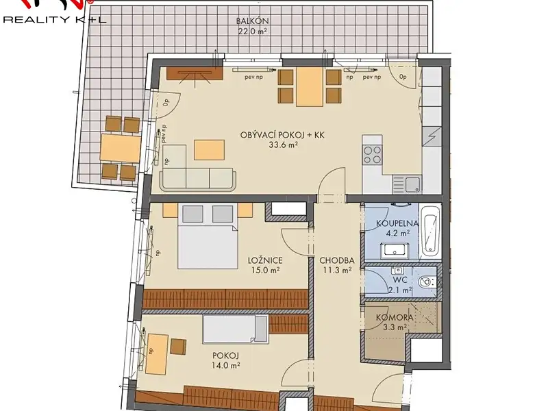 Prodej bytu 3+kk 89 m², Praha – náhled fotky 2