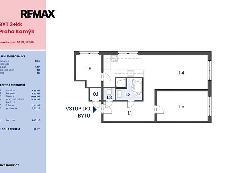 Wohnung 3+kk zum Kauf, 56 m² (4 von 15)