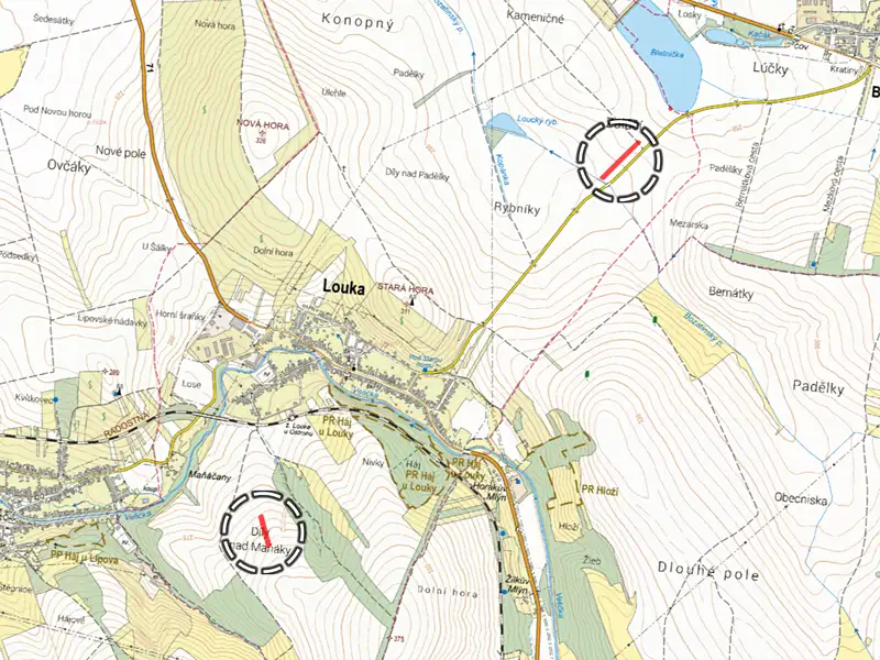 Prodej pole 5658 m², Louka – náhled fotky 3