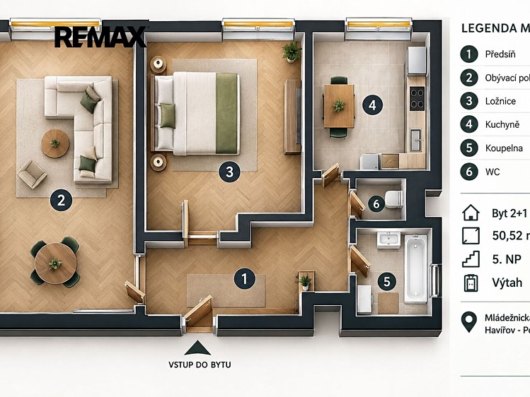 Квартира 2+1 на продаж, 50 м² (24 з 30)