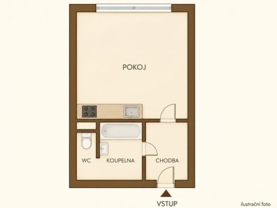 Wohnung 1+kk zum Kauf, 31 m² (2 von 11)