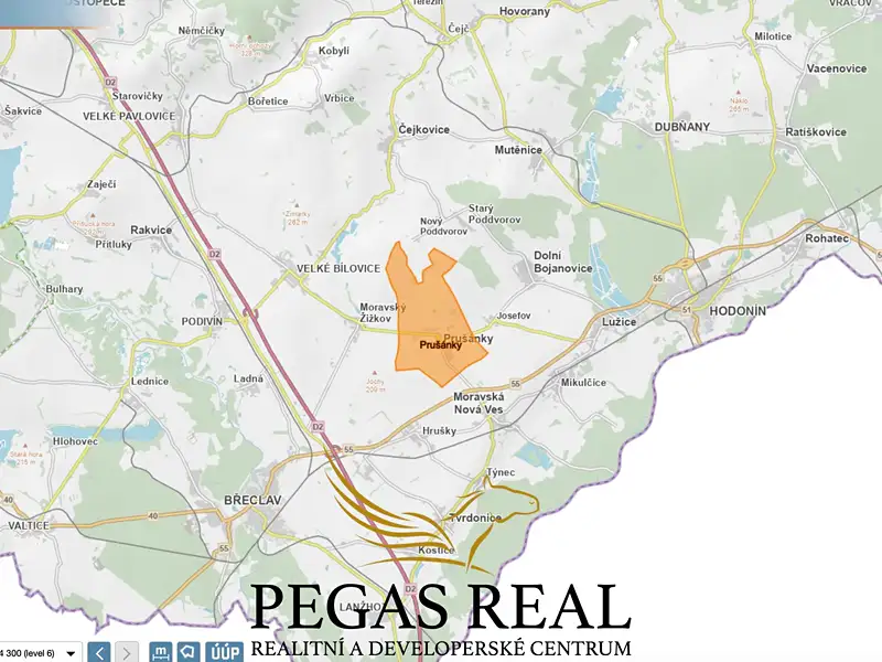 Prodej zahrady 1450 m², Prušánky – náhled fotky 1
