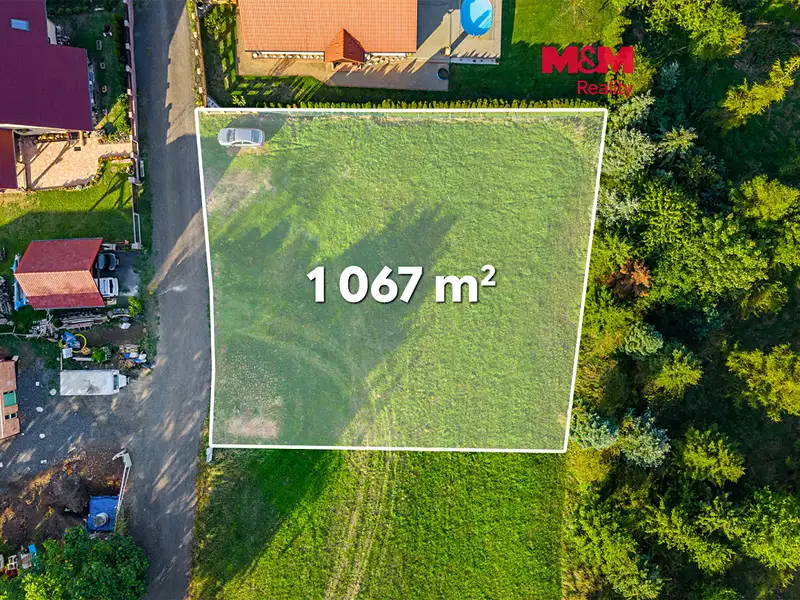 Prodej stavebního pozemku 1067 m², Řehlovice – náhled fotky 1