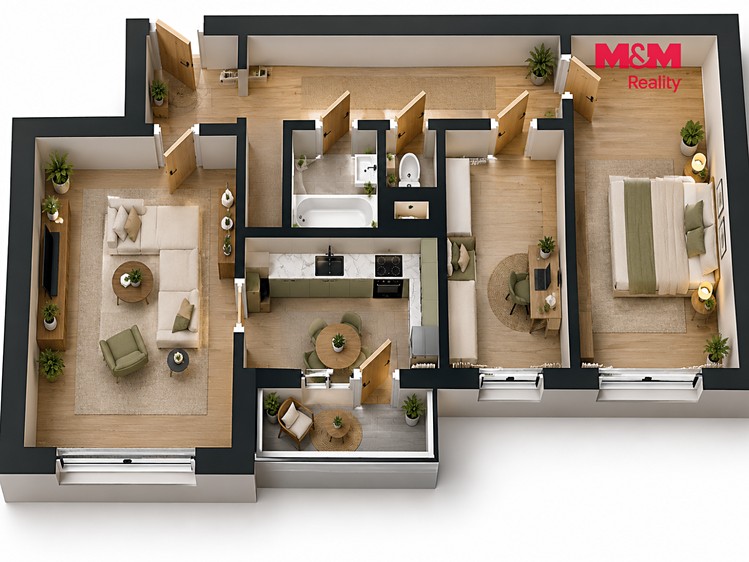 Квартира 3+1 на продаж, 67 м² (20 з 21)
