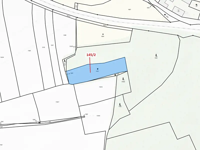 Dražba pozemku 2436 m², Nerestce – náhled fotky 3