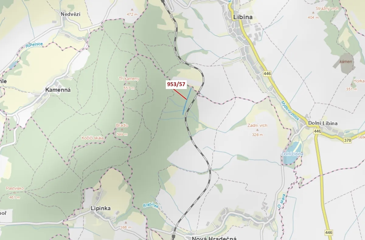 Dražba lesa 6750 m²