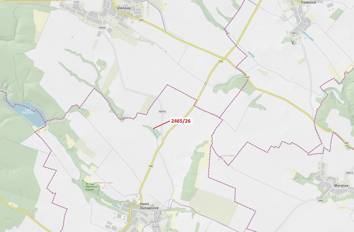 Dražba lesa 178 m², Horní Dunajovice – fotka 1 z 3