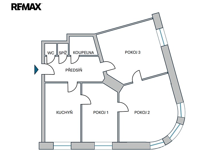 Квартира 3+1 в оренду, 97 м² (3 з 18)