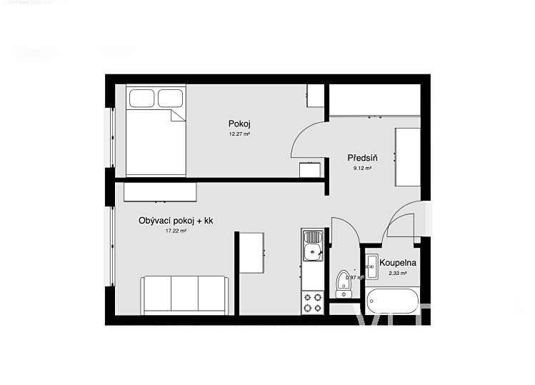 Prodej bytu 2+kk, 47 m² (22 z 30)