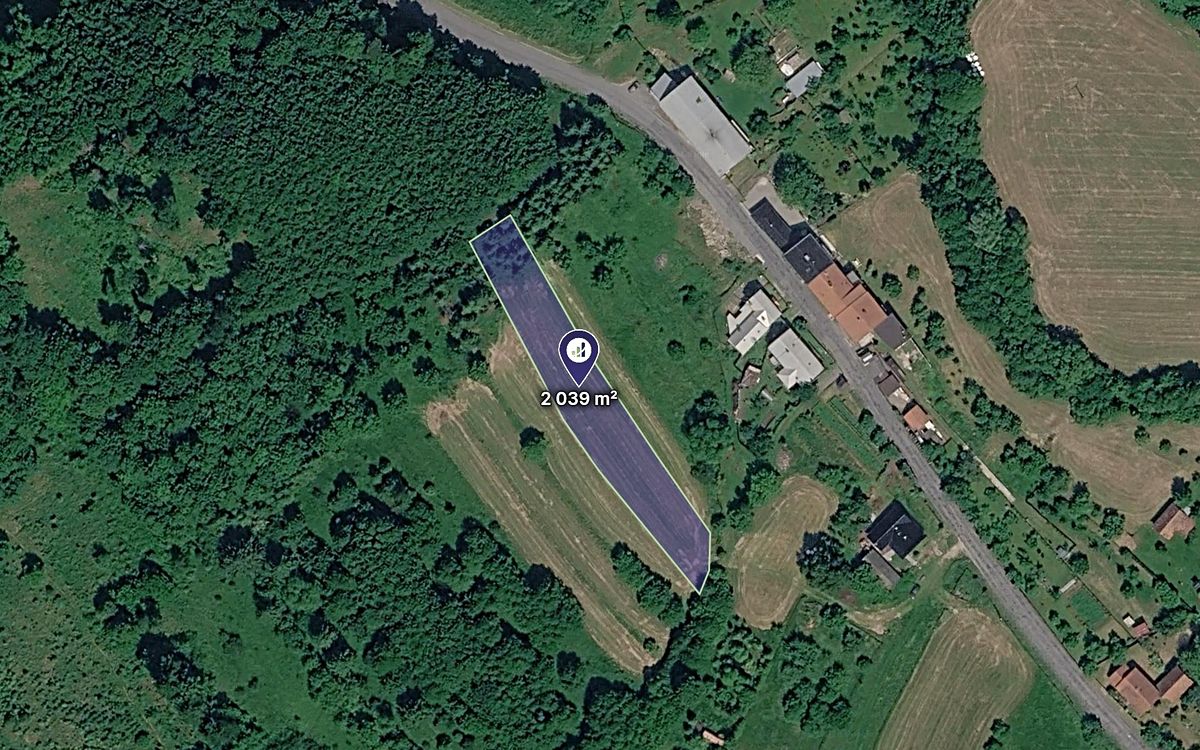 Prodej pole 2039 m², Podhradní Lhota – fotka 1 z 3