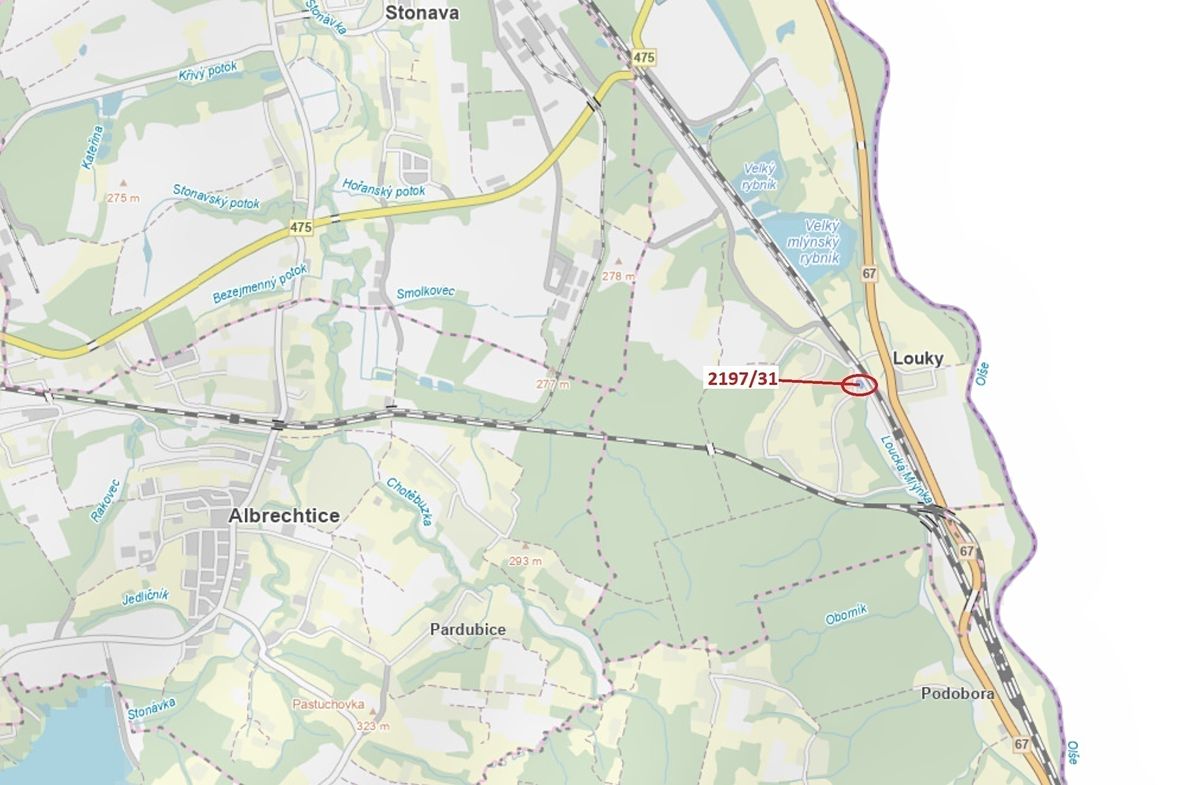 Dražba lesa 1999 m², Karviná – fotka 1 z 3