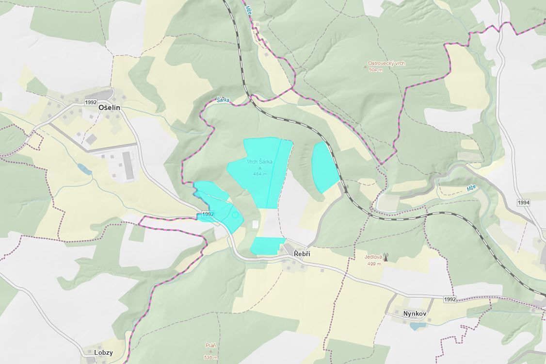 Dražba pozemku 385333 m², Svojšín – fotka 1 z 3