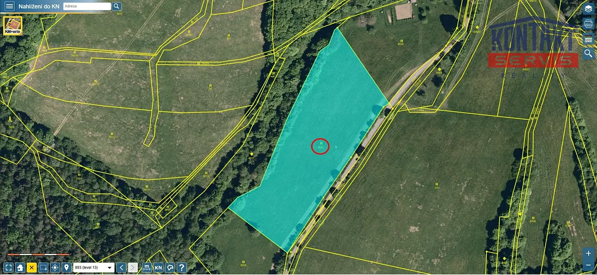 Prodej pole 9092 m²