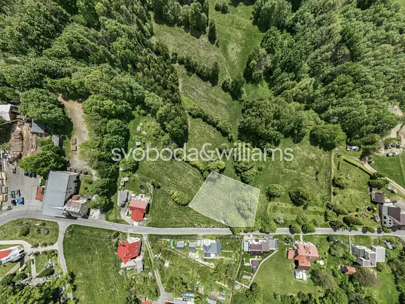 Prodej stavebního pozemku 1280 m², Velké Hamry – náhled fotky 1