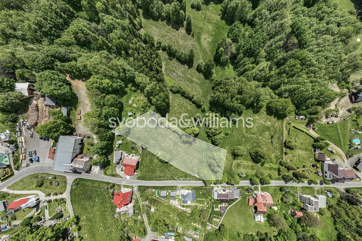 Prodej stavebního pozemku 2840 m², Velké Hamry – fotka 1 z 3