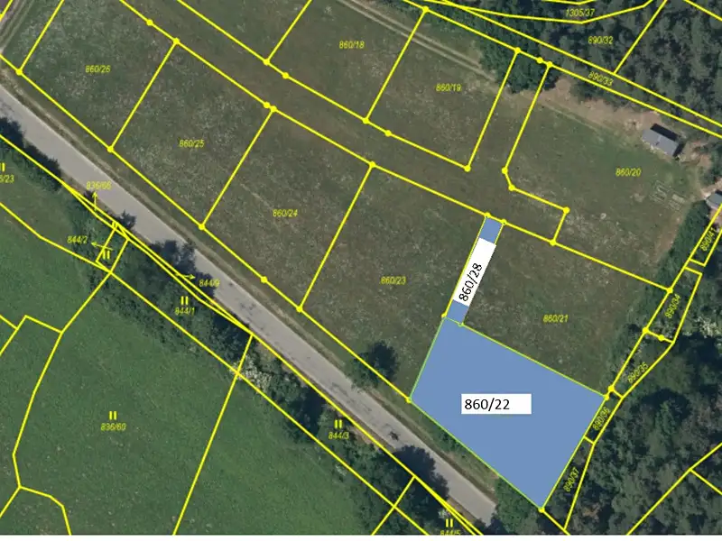 Prodej stavebního pozemku 1100 m², Nevřeň – náhled fotky 1