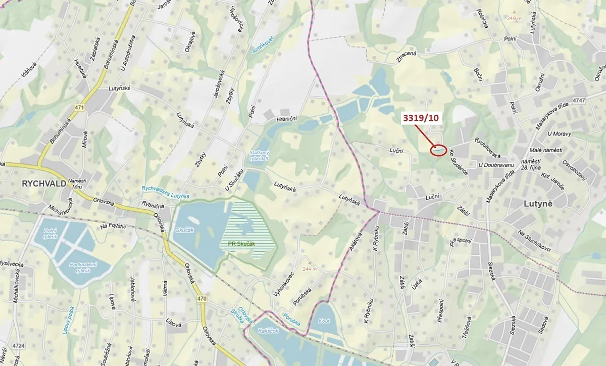 Dražba pozemku 147 m²