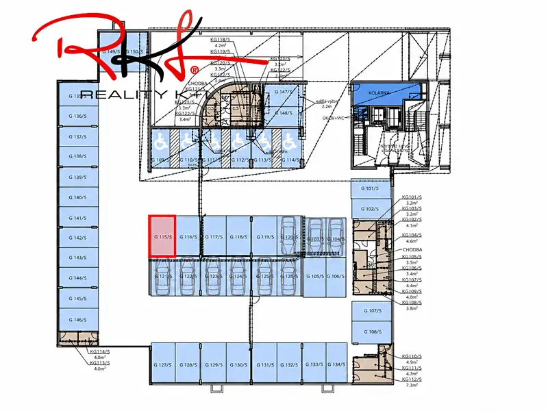 Pronájem garážového stání 15 m², Praha – náhled fotky 2