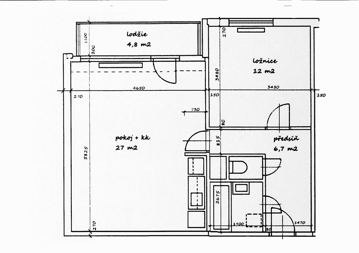 Prodej bytu 2+kk 50 m² – fotografie 2