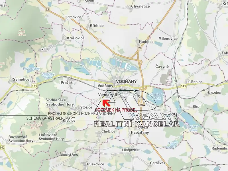Prodej pole 3872 m², Vodňany – náhled fotky 3