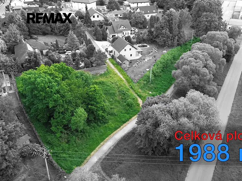 Prodej stavebního pozemku 1988 m², Velké Popovice – náhled fotky 2