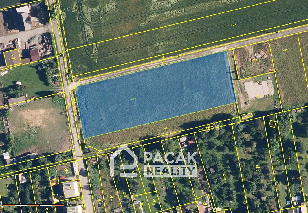 Prodej stavebního pozemku 5516 m², Grygov – fotka 1 z 3