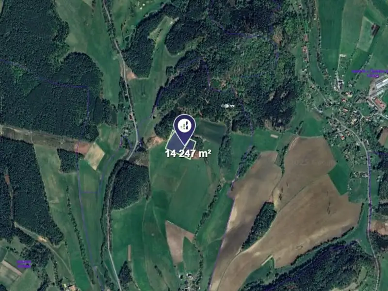Prodej pole 14247 m², Český Dub – náhled fotky 2