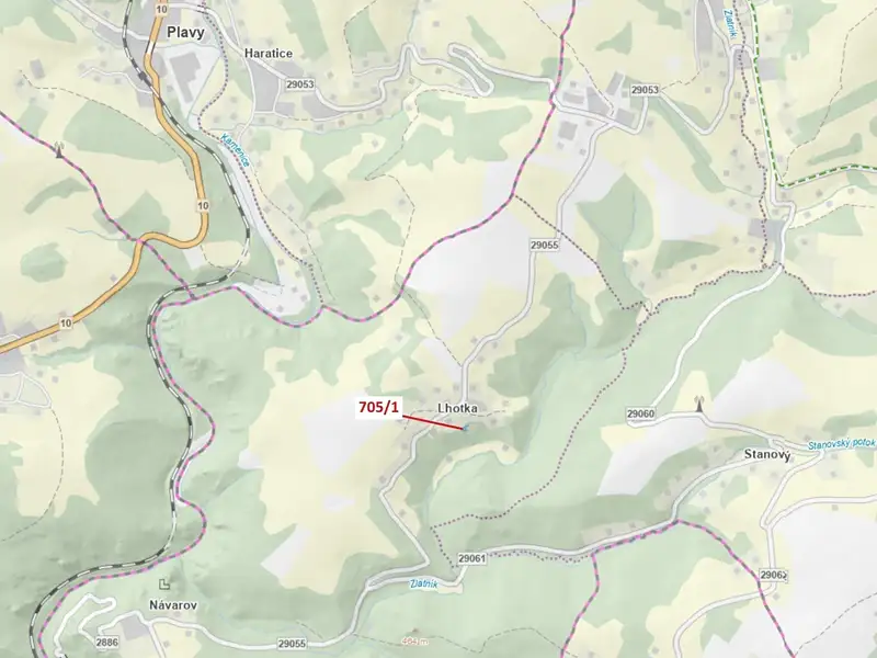 Dražba louky 438 m², Zlatá Olešnice – náhled fotky 1