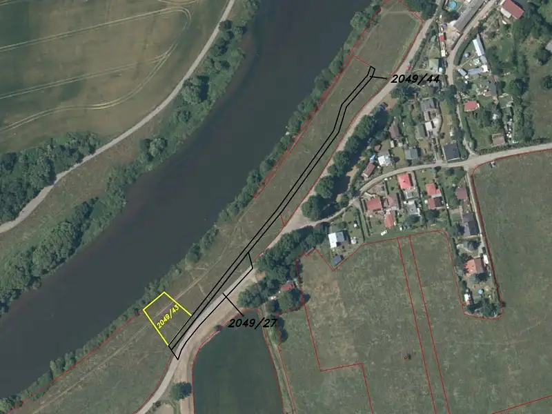 Dražba louky 782 m², Všenory – náhled fotky 3