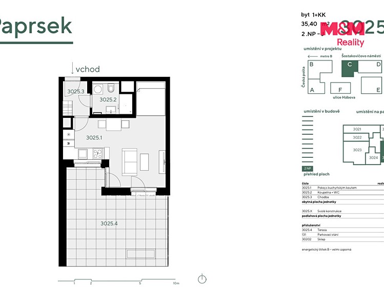 The 1+kk flat for sale, 35 m² (4 of 12)