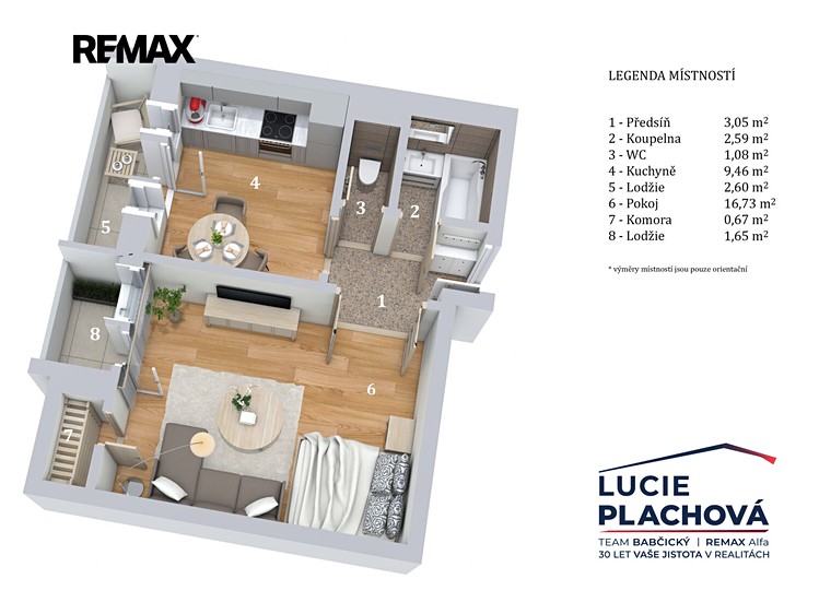 Wohnung 1+1 zum Kauf, 36 m² (2 von 33)
