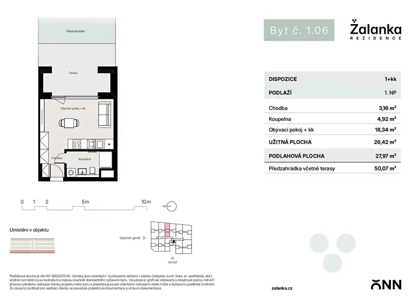 Prodej bytu 1+kk 28 m², Praha – náhled fotky 2