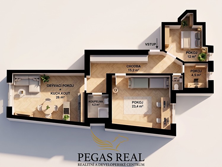 Wohnung 3+kk zum Kauf, 86 m² (17 von 17)