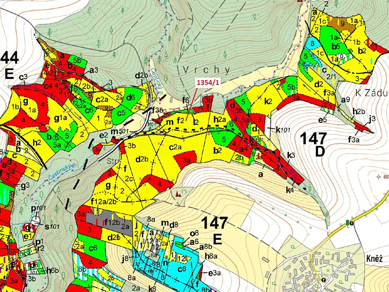 Dražba lesa 13976 m², Čestín – náhled fotky 3
