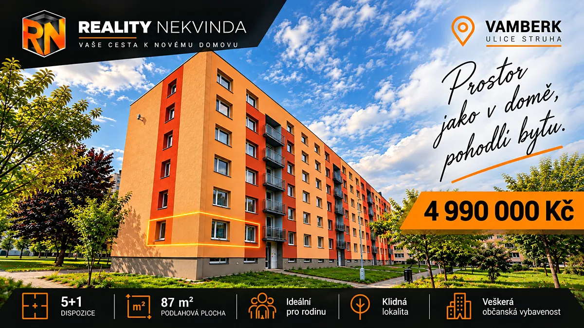 Prodej bytu 5+1 87 m²