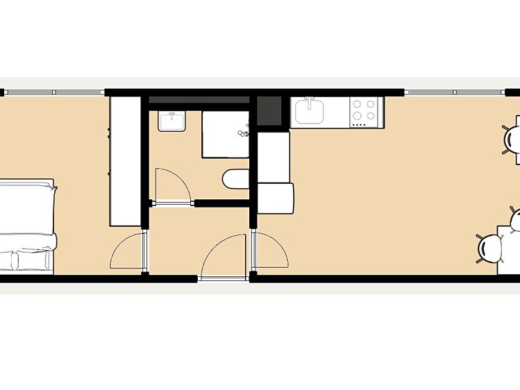 Квартира 2+kk на продаж, 38 м² (8 з 8)