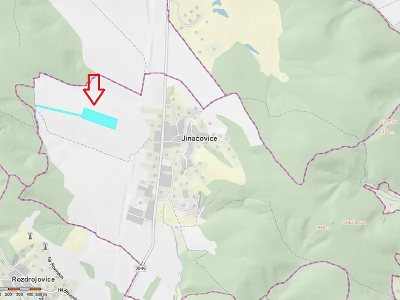 Prodej pole 40066 m², Jinačovice – náhled fotky 1