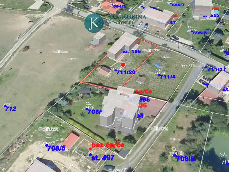 Prodej stavebního pozemku 1633 m², Mukařov – náhled fotky 2