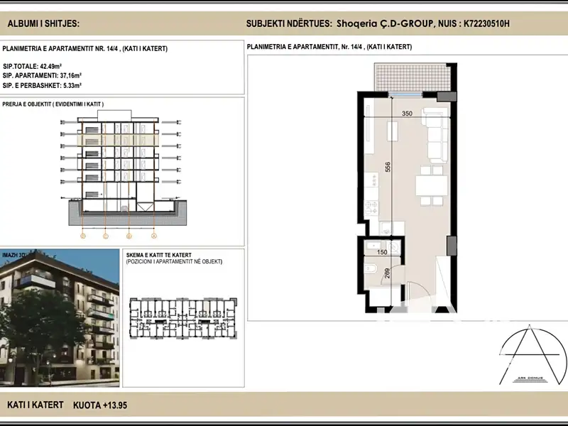 Prodej bytu 1+kk 43 m², Golem – náhled fotky 2
