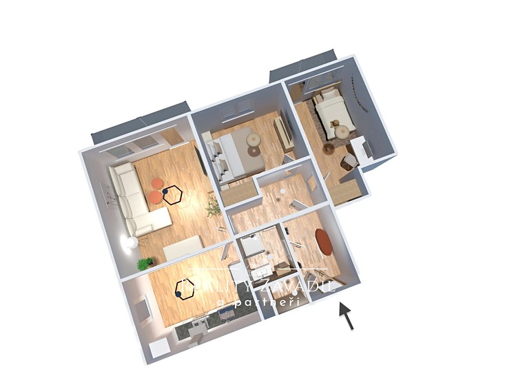 Prodej bytu 3+1, 62 m² (3 z 6)