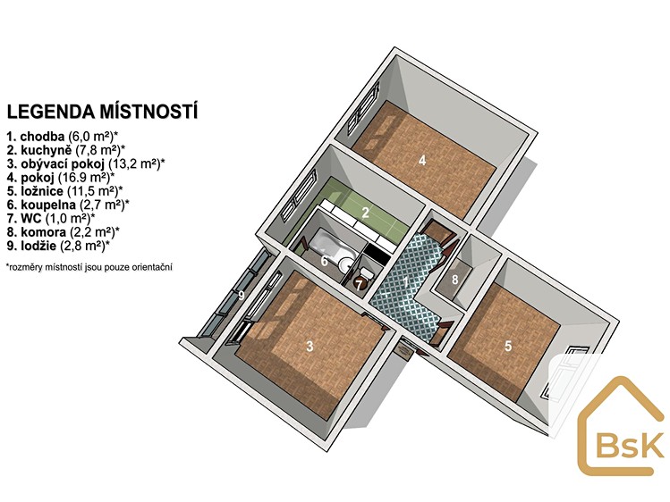 Prodej bytu 3+1, 62 m² (5 z 27)