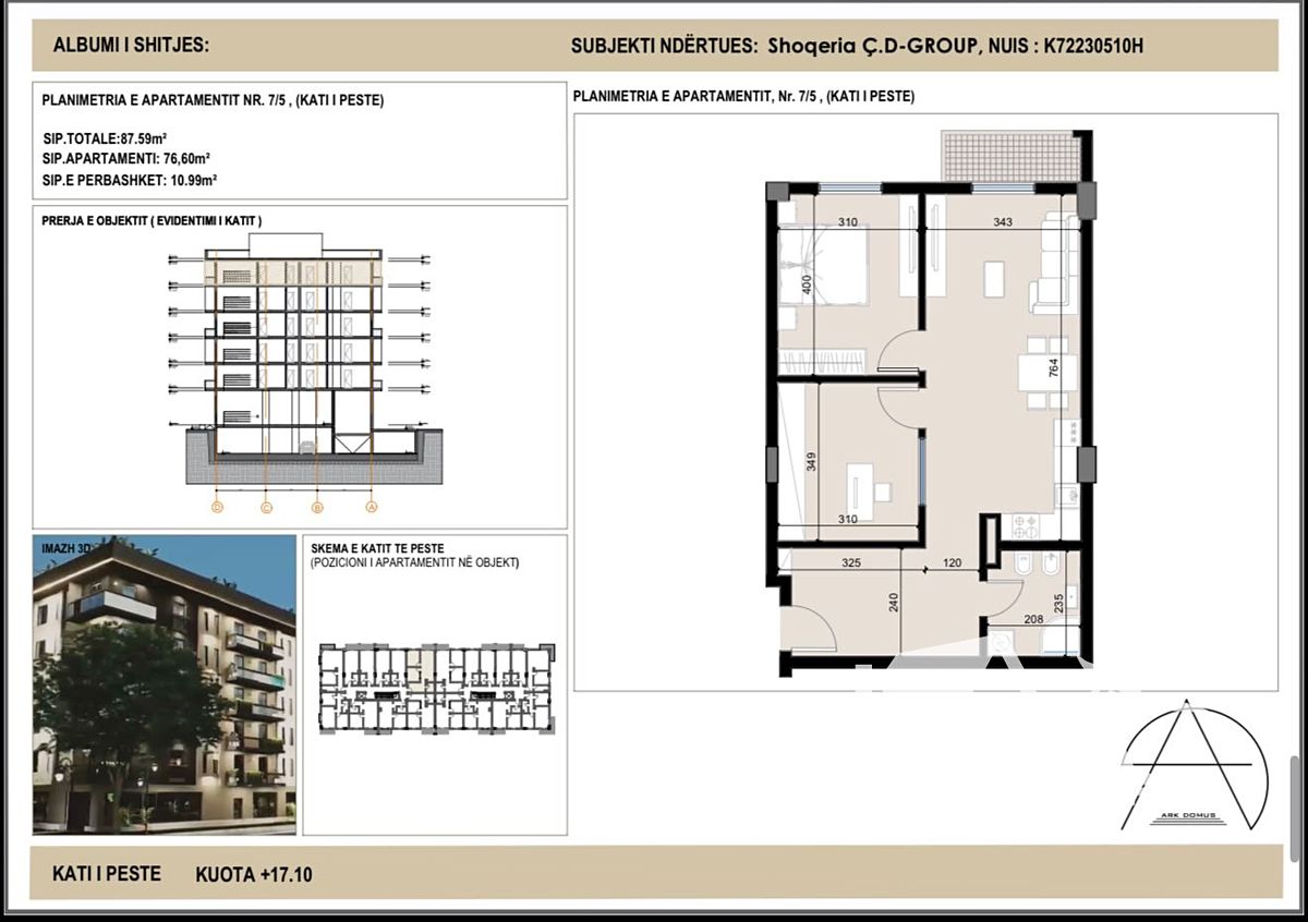 Prodej bytu 3+kk 76 m², Golem – fotka 1 z 3