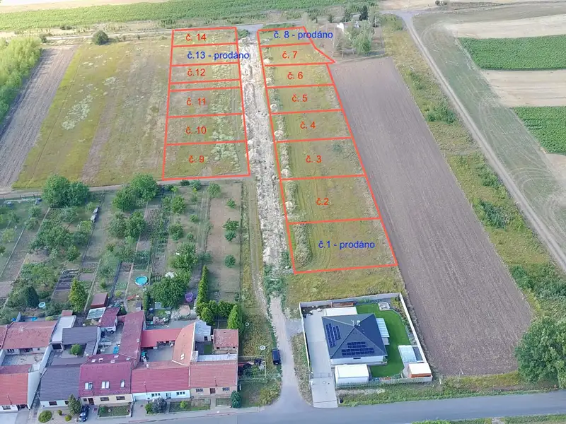 Prodej stavebního pozemku 746 m², Otnice – náhled fotky 2